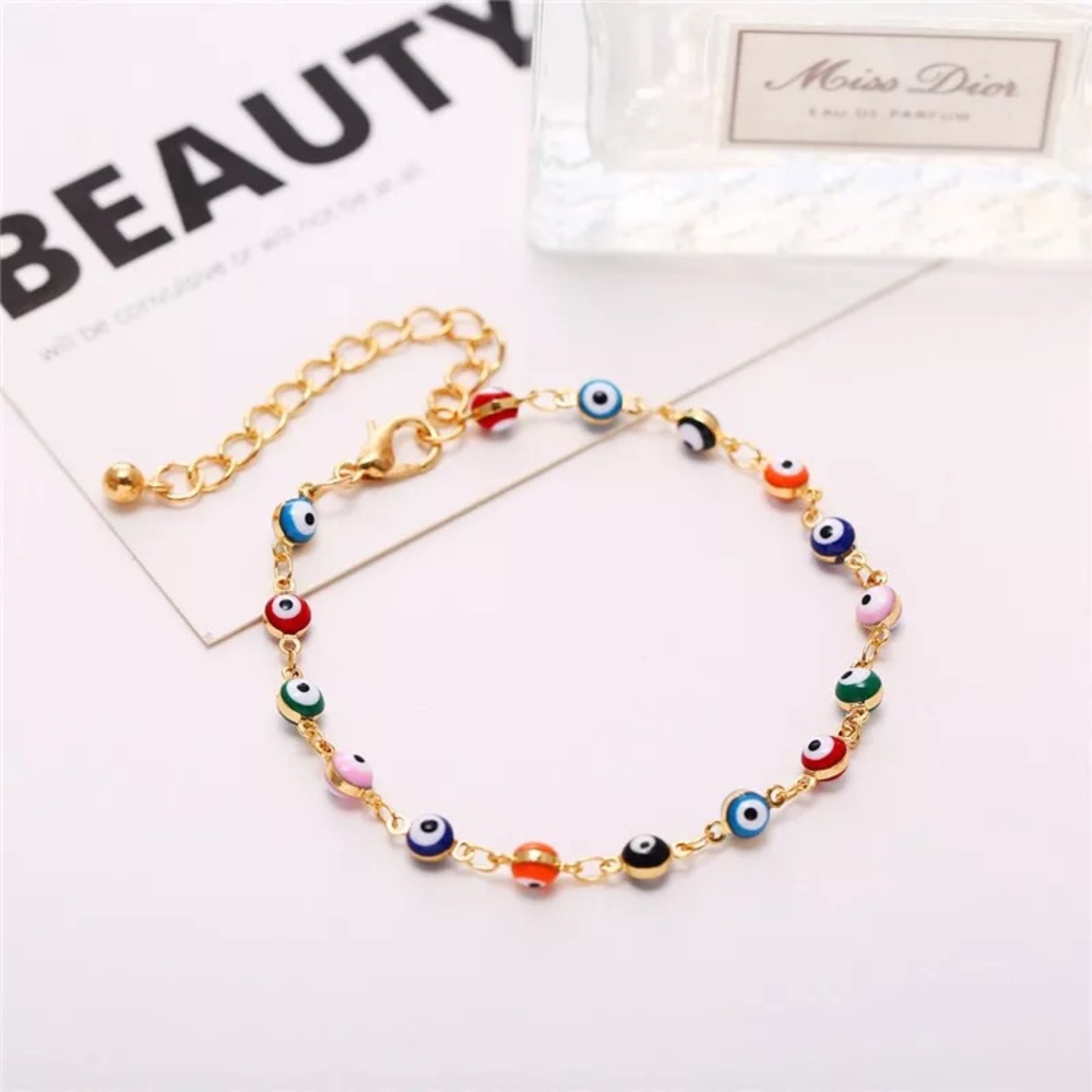 Stainless Steel Evil Eye Bracelet